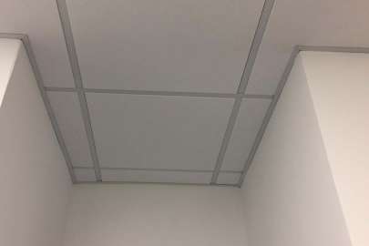 white suspended ceilings